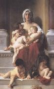 Adolphe William Bouguereau, Charity (mk26)